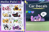 Hello Pals! Car Decals