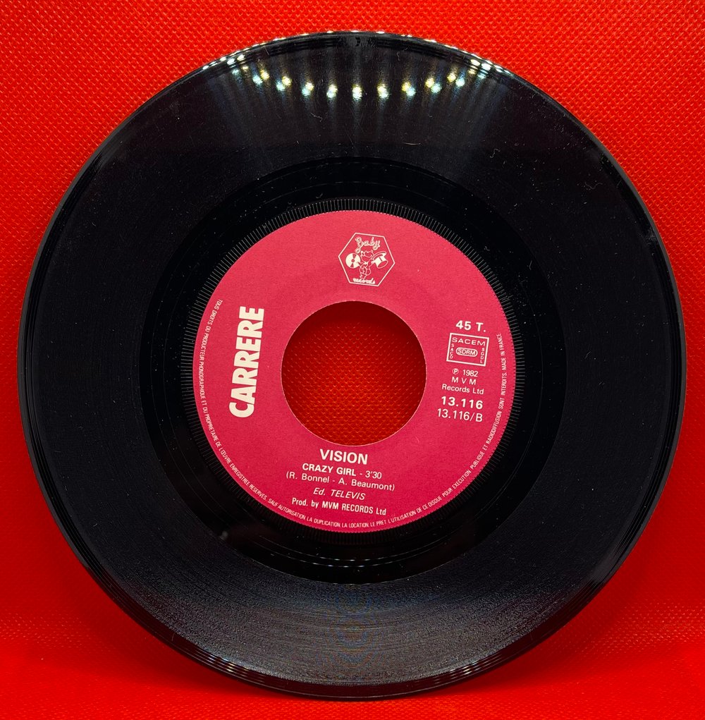Vision - Lucifer’s Friend/Crazy Girl 1982 7” 45rpm