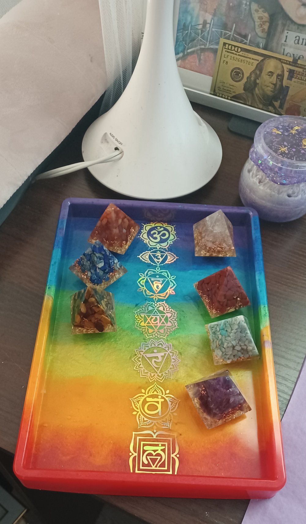 Image of Chakra tray/ Custom 