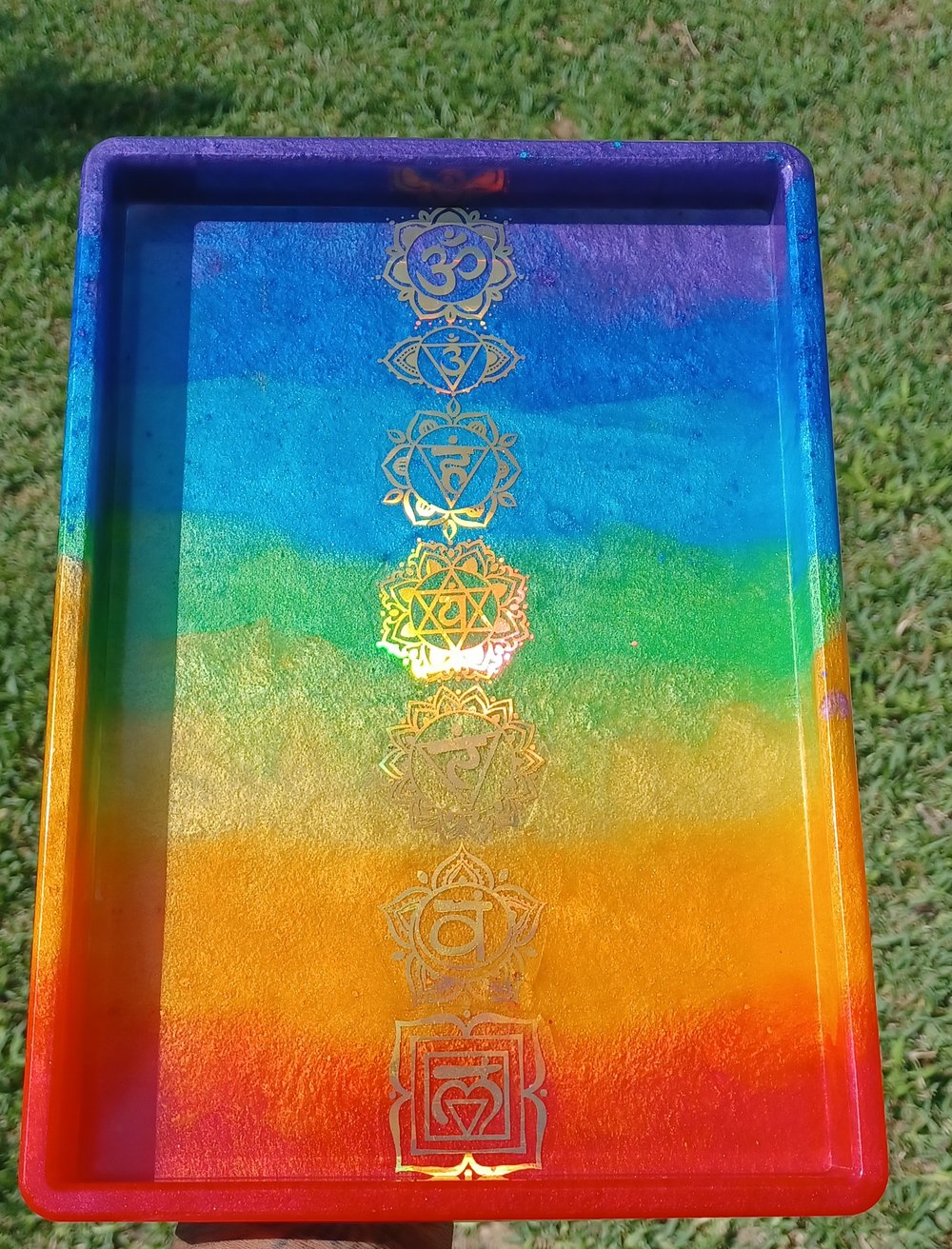 Image of Chakra tray/ Custom 