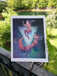 Image 3 of Three Goddesses - Fine Art Print - 8.5x11