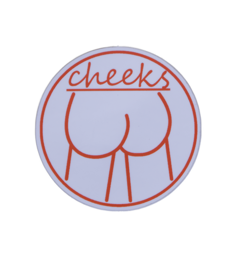 CHEEKS Sticker 