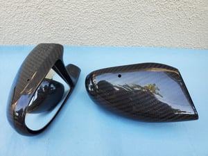Image of EC Works Style Group-A N7 Dry Carbon Aero Universal Mirrors 
