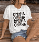 Omaha baseball tee or tank