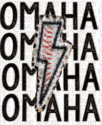 Image 3 of Omaha baseball tee or tank