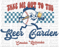 Image 2 of Take me out to the beer garden- Tee or Tank