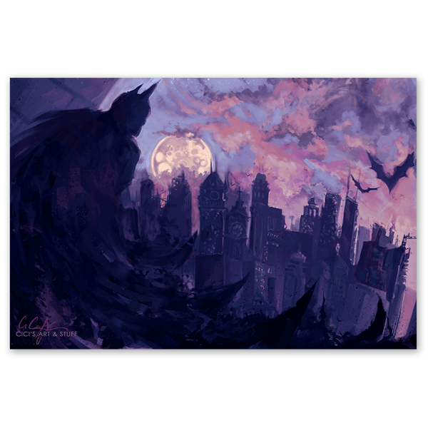 Image of Gotham Knight Print