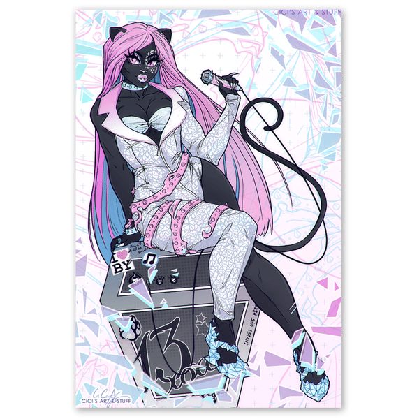 Image of Catty Noir - Monster High Print