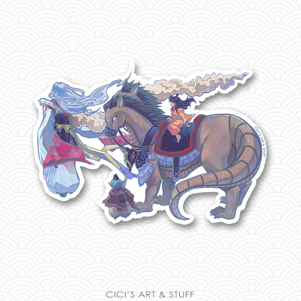 Image of Sesshomaru and Friends Sticker