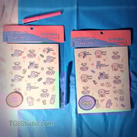 Image 1 of 6"x4.5" HRT Planner Vinyl Sticker Sheet
