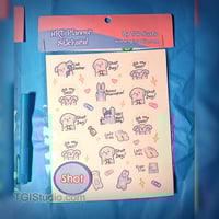Image 3 of 6"x4.5" HRT Planner Vinyl Sticker Sheet