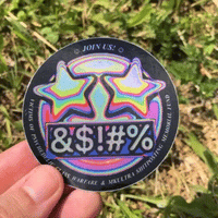 VICTIMS II HOLOGRAPHIC STICKER
