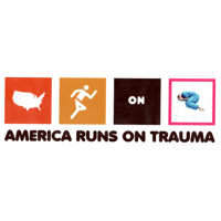 Image 1 of AMERICAN TRAUMA BUMPER STICKER