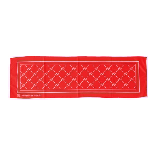 Image of Jules "Chain Net" Microfiber Towel Red