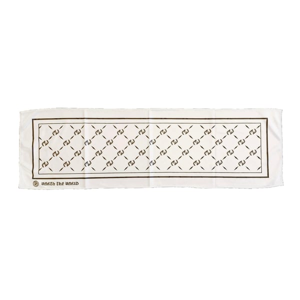 Image of Jules "Chain Net"  Microfiber Towel White