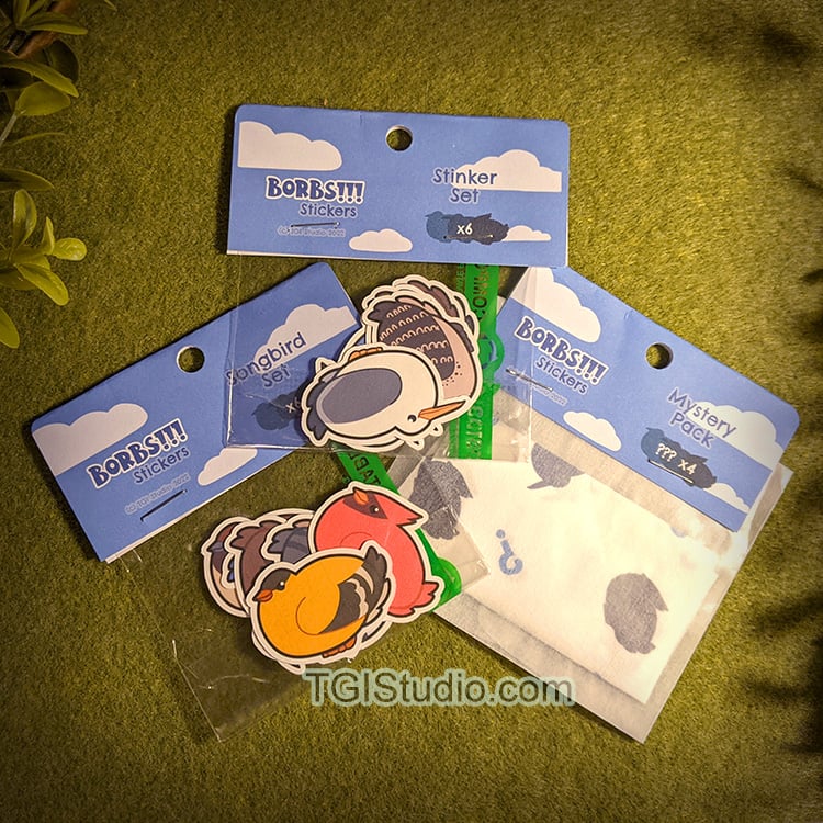1" "Borb" Sticker Packs !!!!