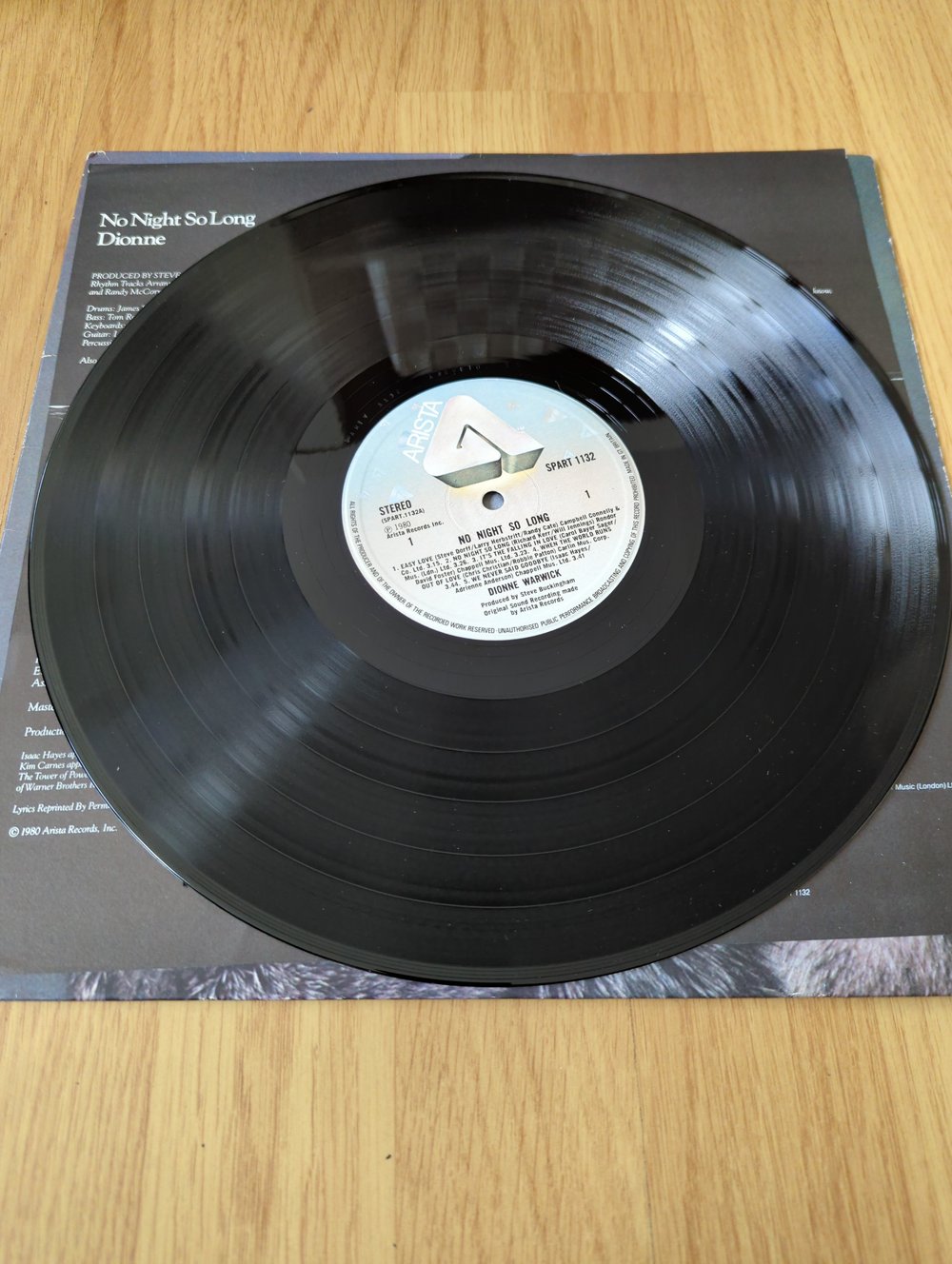 Dionne Warwick No Night So Long Signed Vinyl