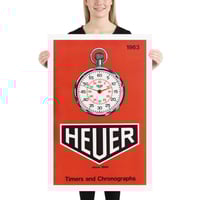 Image 2 of Heuer 1963 catalog poster