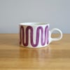 Purple Waves Mug III