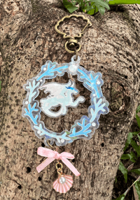 Wings of Fire- anemone keychain