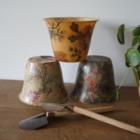 Image 5 of Cache pot fleuri vintage.