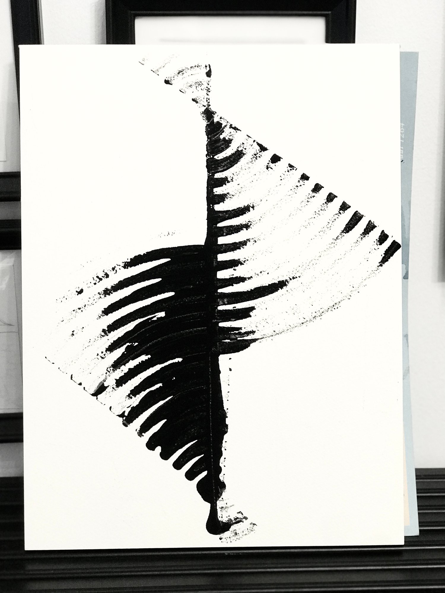 Equilibrium study - 23x30,5 cm, acrylic on 100% cotton aquarelle paper