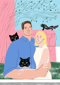Image 5 of Illustrated Personalized Portrait - Email me if you are interested