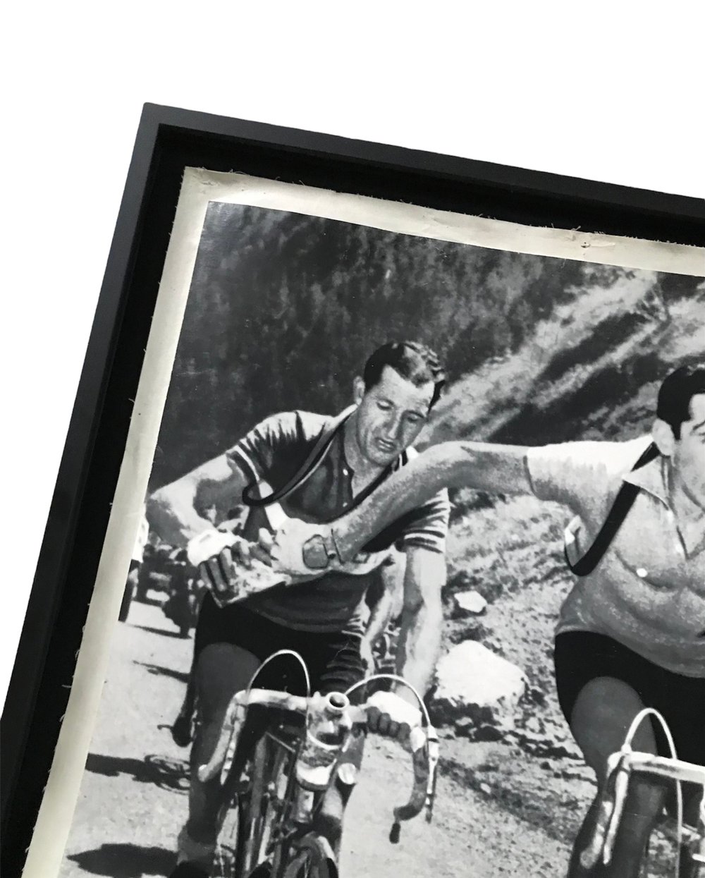 Original vintage poster Cicli Bartali  / 1952 Tour de France / Fausto Coppi and Gino Bartali