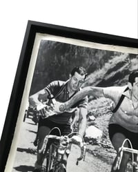 Image 5 of Original vintage poster Cicli Bartali  / 1952 Tour de France / Fausto Coppi and Gino Bartali