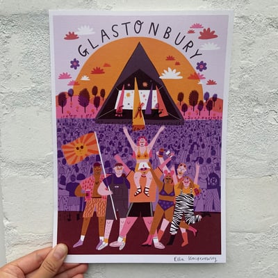 Image of Glastonbury Print 