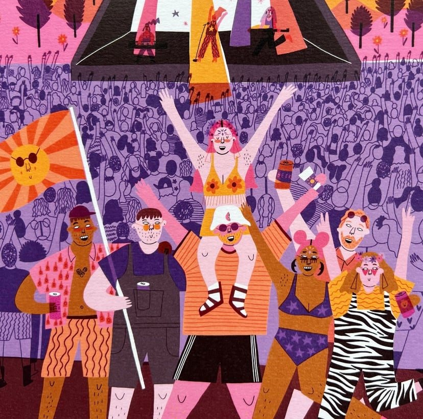 Image of Glastonbury Print