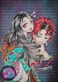 Nezuko und Tanjiro