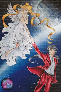 Seiya und Usagi Poster