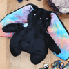 black and rainbow fidget friend 