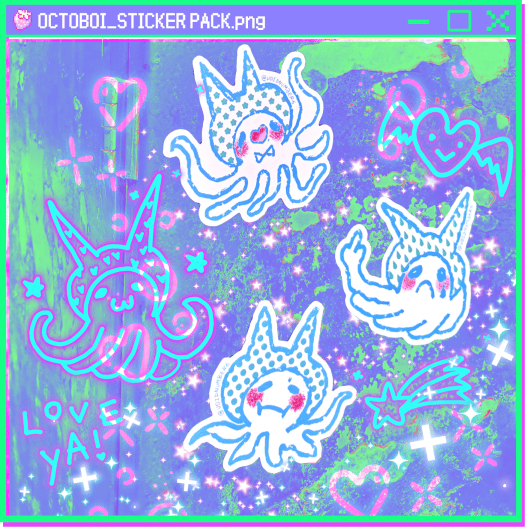 OCTOBOI STICKER PACK