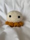 Image of Mustard Handmade Yellow Crochet Octopus
