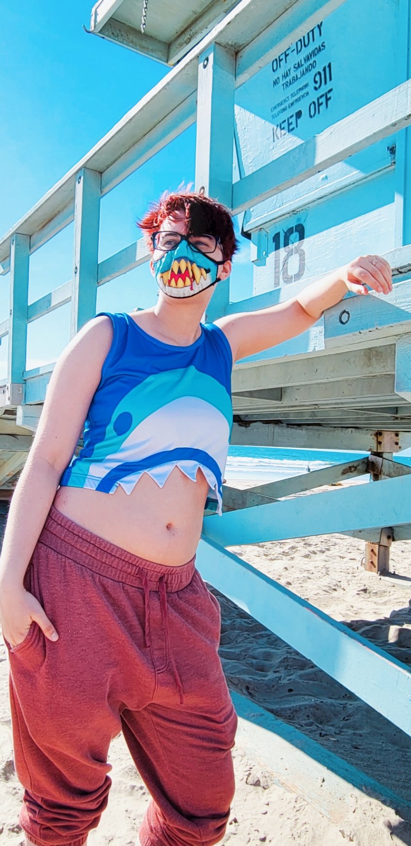 Shark Crop Top (preorder info in description)