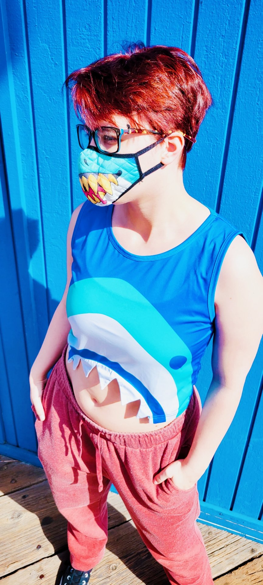 Shark Crop Top (preorder info in description)