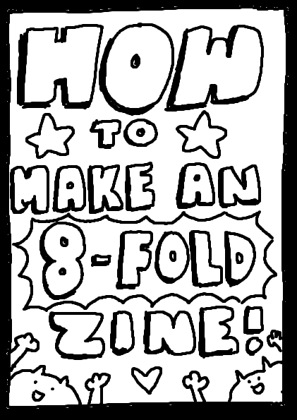 Image of How to Make an 8 Fold Zine