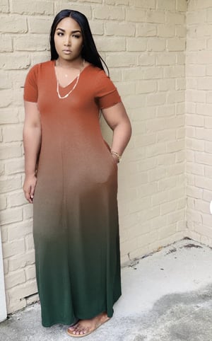 Image of S & S Gradient Maxie Dress (Plus Size)