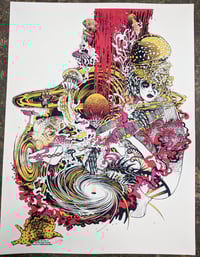 Image 2 of Pyroclastic Glow. Art print by Caitlin Mattisson