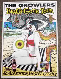Image 2 of The Growlers, Beach Goth Tour. Royale- Boston, MA. 2018 Artwork by Caitlin Mattisson
