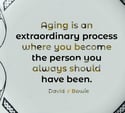 Aging is an extraordinary process... (Ref. 398c)