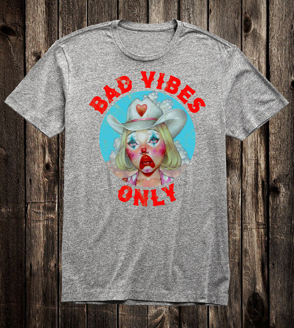 Bad Vibes Tee (white, black, sand, grey)