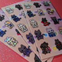 Image 3 of MXTX Clear Holo Sticker Sheets