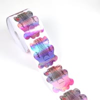 Image 2 of Floral Holo Nail Forms ( 300 pc roll)
