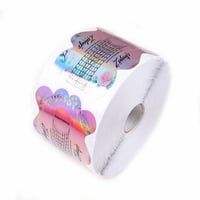 Image 3 of Floral Holo Nail Forms ( 300 pc roll)