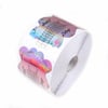 Floral Holo Nail Forms ( 300 pc roll)