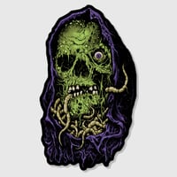 Worm Reaper Die-cut Sticker