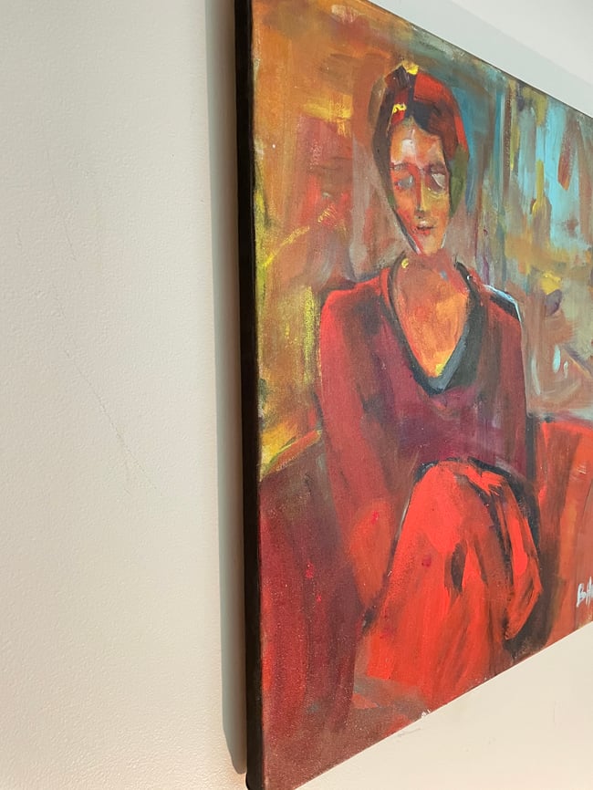 Lady in Red Splendour 